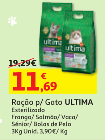 Ração p/ Gato Ultima 3kg