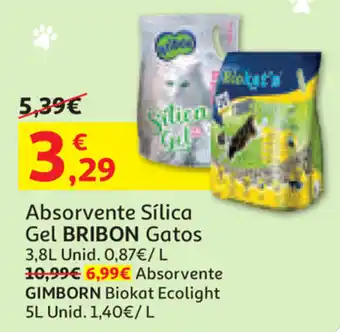 Auchan Absorvente Sílica Gel Bribon Gatos 3,8L promoção