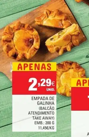 Continente Empada de Galingha (Balcão Atendimento Take Away) 200g promoção
