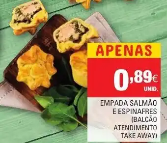 Continente Empada Salmão e Espinafres (Balcão Atendimento Take Away) promoção