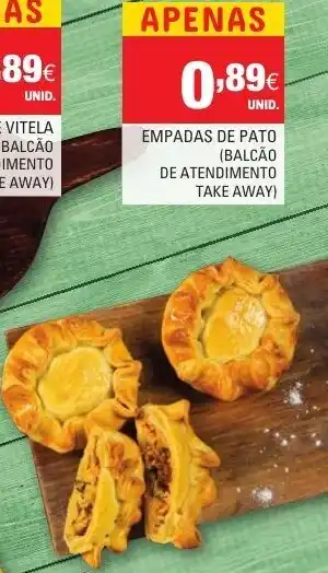 Continente Empada de Pato (Balcão de Atendimento Take Away) promoção