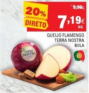 Continente Queijo Flamengo Terra Nostra Bola promoção