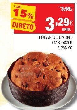 Folar de Carne 480g