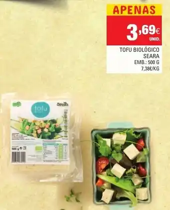 Continente Tofu Biológico Seara 500g promoção