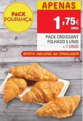 Continente Pack Croissant Folhado 5 Unid +1 Unid promoção