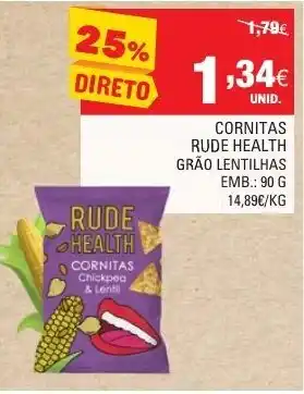 Cornitas Rude Health Grão Lentilhas 90g