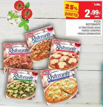 Continente Pizza Ristorante Ultracongeladas promoção