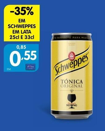 Minipreço Água tônica schweppes promoção