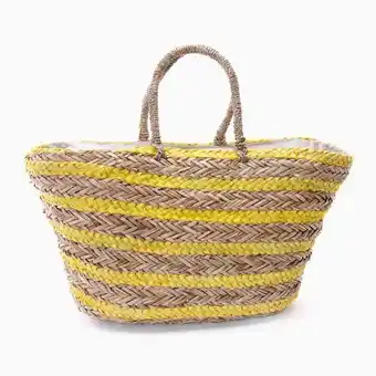 Saco de praia marselha yellow com fecho
