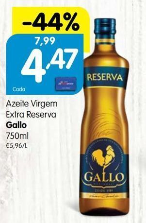Minipreço Azeite virgem gallo promoção