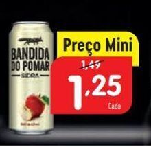Minipreço Sidra bandida do pomar promoção