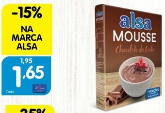 Minipreço Mousse de chocolate alsa promoção