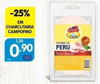 Minipreço Peito de peru campofrio promoção