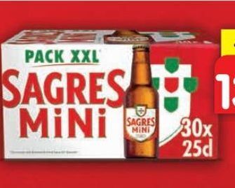 Minipreço Cerveja sagres mini promoção