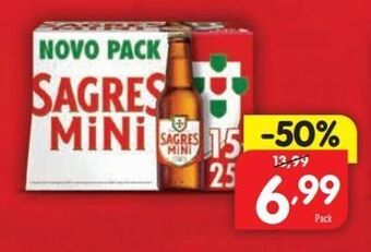 Minipreço Cerveja sagres mini promoção