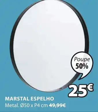JYSK Marstal Espelho 50xP4cm promoção