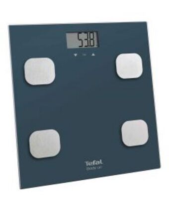 Cantar electronic tefal body up bm2520v0, 150 kg, albastru