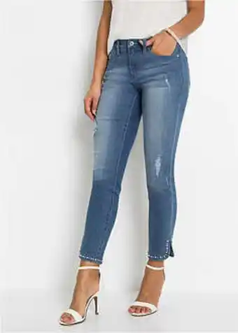 Bonprix Blugi skinny cu aplicaţii Ofertă
