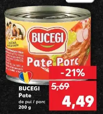 Kaufland Bucegi Pate 200 g Ofertă