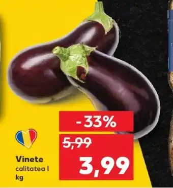 Kaufland Vinete 1 kg Ofertă