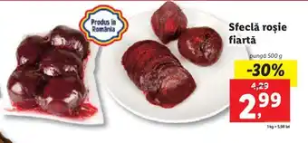 Lidl Sfeclă roșie fiartă 500 g Ofertă