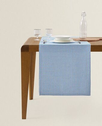 Zara Home Traversă de masă în carouri Ofertă