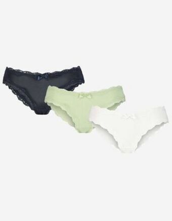 Takko Femei chiloţi brazilian - set 3 perechi Ofertă