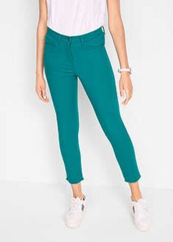 Bonprix Pantaloni 7/8 cu franjuri la tiv Ofertă