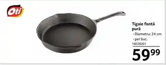 Selgros Tigaie fontă pură Ofertă
