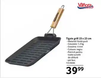 Selgros Tigaie grill 23x23 cm Ofertă