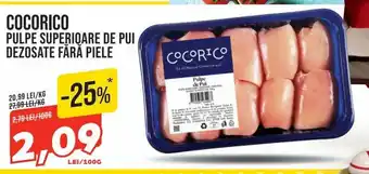 Mega Image Cocorico pulpe superioare de pui Ofertă