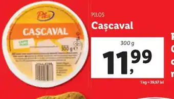 Lidl Cașcaval 300 g Ofertă