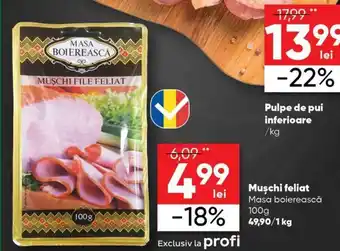 PROFI Mușchi feliat 100 g Ofertă