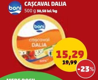 Penny Boni Cașcaval Dalia 500 g Ofertă