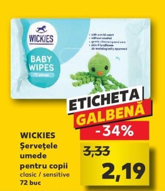 Kaufland Wickies Șervețele umede pentru copii Ofertă
