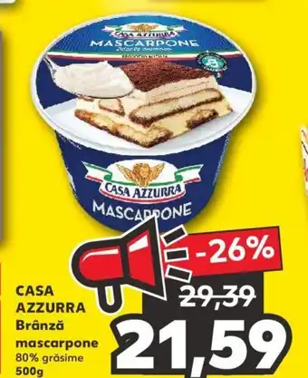 Kaufland Casa Azzurra Brânză mascarpone 500 g Ofertă