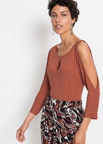 Bonprix Bluză cu decupaje Ofertă