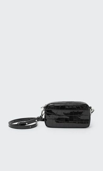 Stradivarius Geantă mini cu presaj piele de crocodil Ofertă