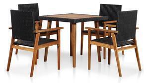 Favi Set mobilier de gradina din ratan maro, trivalis Ofertă