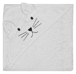 Favi Prosoap pentru copii din bumbac cu glugă kindsgut cat, gri Ofertă