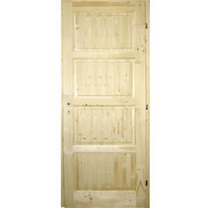 Favi Ușă de interior zebra plină molid 88x205 cm dreapta Ofertă