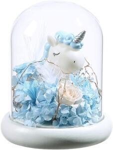 Favi Cupola cu trandafiri/unicorn anlunob, led, 14 x 11 cm Ofertă
