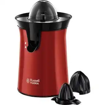 Elefant Storcator de citrice russell hobbs colours plus+ flame red 26010-56, 60 w, 2 conuri, actiune reversibila, inox, rosu Ofertă