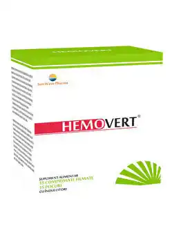 Supliment alimentar sun wave pharma hemovert, 15 plicuri