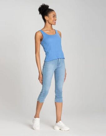 Takko Femei pantaloni trei sferturi - skinny fit Ofertă