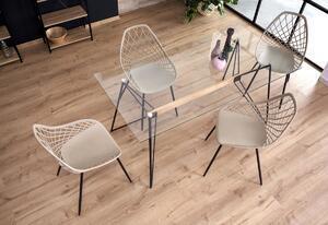 Favi Masa allegro, 160x75x80,sticla/fag Ofertă