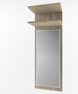 Favi Oglinda cu rafturi oskar, stejar san remo, 45x25,5x151,5 cm Ofertă