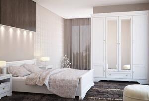 Favi Dormitor kleo cu dulap 4 usi mdf alb Ofertă