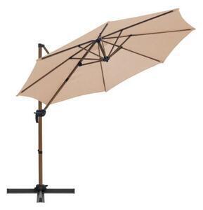 Favi Umbrela gradina/terasa, cu articulatie, bej, 300 cm, roma Ofertă