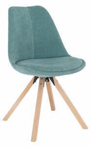 Favi Scaun, material textil verde mentol/lemn fag, sabra Ofertă